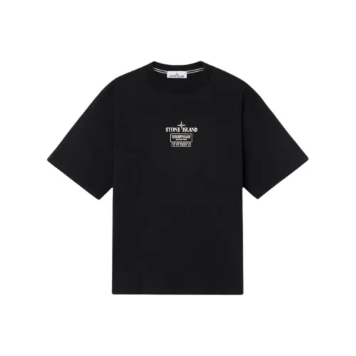 STONE ISLAND Рубашка Мужская Черная