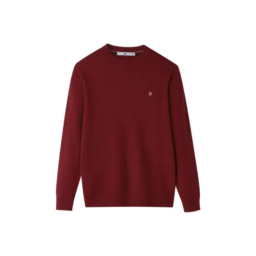 HLA Красный A0 Мужской Трикотаж