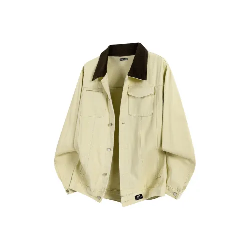 ZIAREL Абрикос [Съемный Trademark] Унисекс Джинсовые куртки