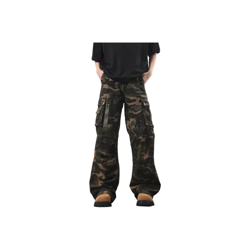 Pirkadat Камуфляж Унисекс Повседневные Штаны