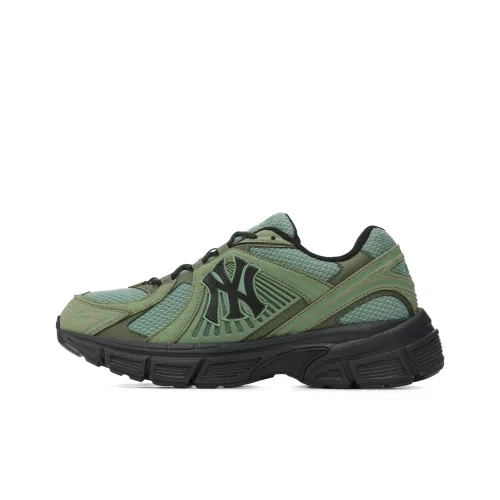 MLB New York Yankees Низкий Топ Повседневная Беговая обувь для длительных дистанций Спринт Беговая обувь Унисекс Зеленый