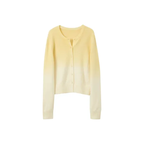 3COLOUR Желтый Смешанный Женский Трикотаж