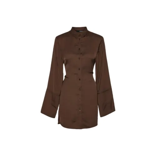 Rotate Длинное Платье с Длинными Рукавами Женское