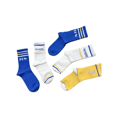 MIIOW Баскетбольные носки унисекс упаковка из 5 пар