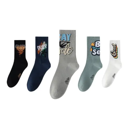 MIIOW Осенние и зимние носки Crew для мужчин