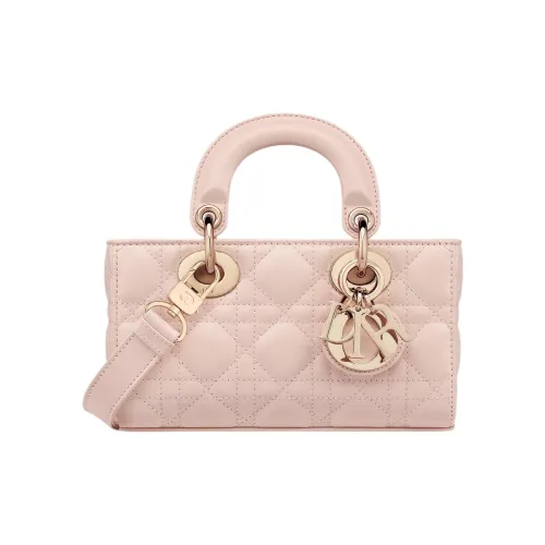 DIOR LADY D Joy Lambskin Bag Mini Women's Pink