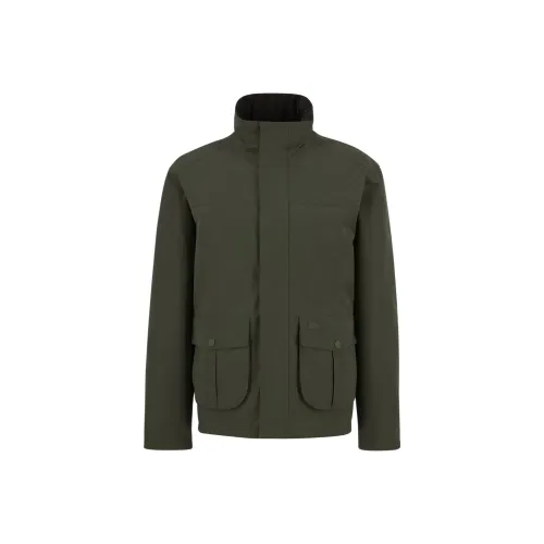 BARBOUR Оливково-зеленые Мужские Куртки