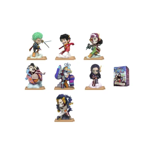 TOP TOY One Piece x Jason Freeny Коллекция Остров OF Яйца Оригинальный Слепые коробки Один Mystery Коробка Целая коробка 6 шт