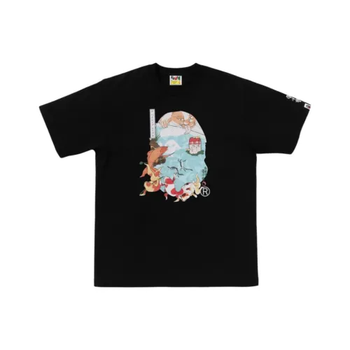A BATHING APE x UKIYO E UKIYO E Коллаборация FW25 T-рубашка Унисекс