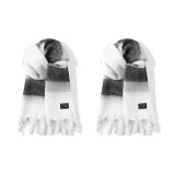 Чёрный Белый Градиент + Чёрный Белый Градиент