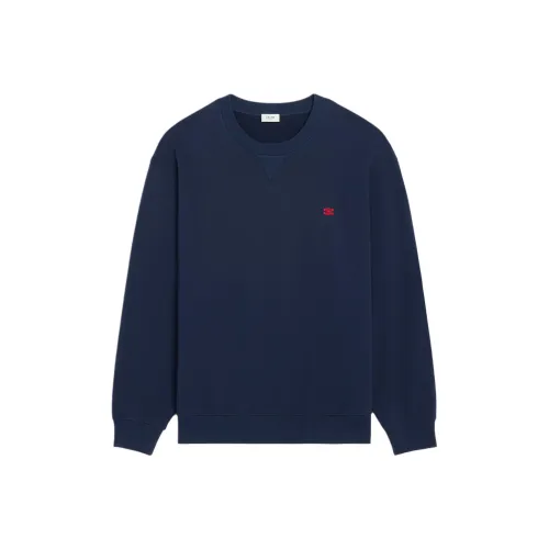 CELINE Морской синий Мужские Свитшоты