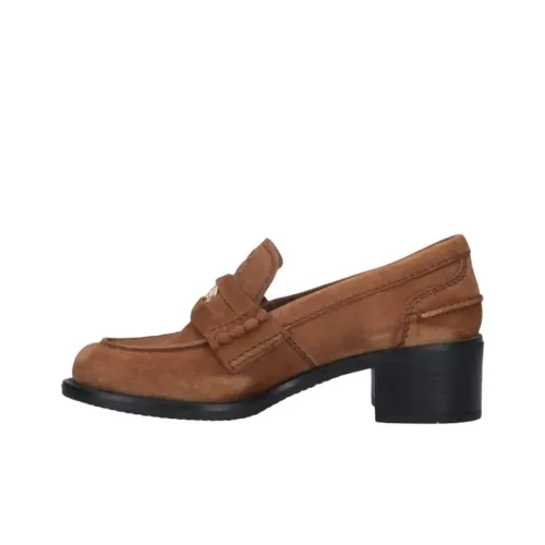 MIU MIU Penny Высокие каблуки 5,5 см Женские Коричневый