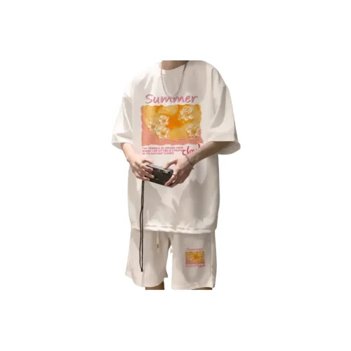 NRXX Мужская одежда Sets Японский стиль Trendy Versatile Минималистский стиль Ins Стиль Позиционирование Элегантность Подростки Мужской