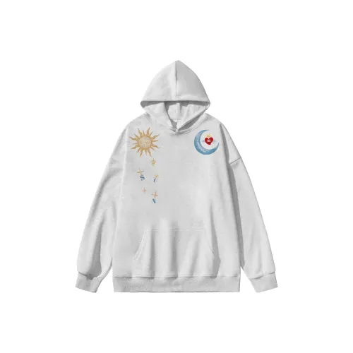 Coliy Girl Свободный крой Минималистский стиль Нишевый Удобный Универсальный Толстовка Унисекс