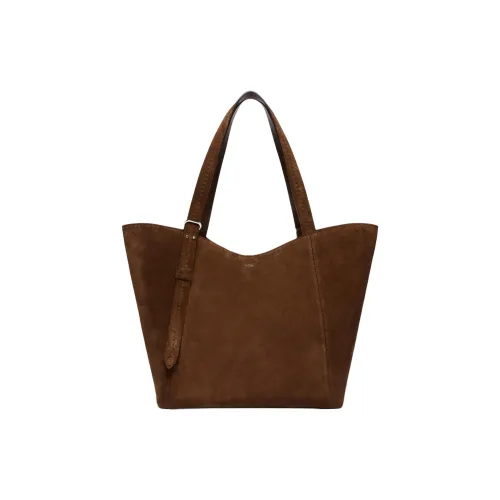 MaxMara Archetipo Телячья кожа Сумка на одно плечо Женская Темно-коричневая