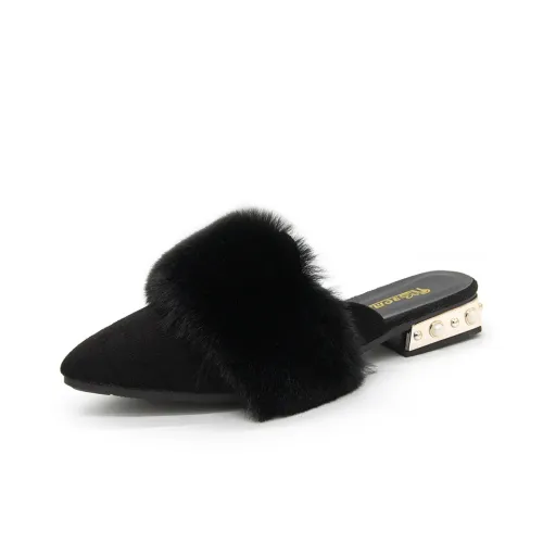 Puppytown Резиновая подошва противоскользящие мюли с ворсистым покрытием женские