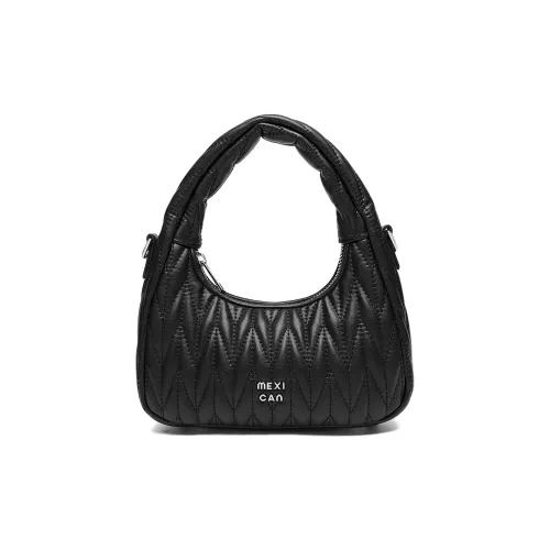 MEXICAN Сумка из синтетической кожи Женская Черный Экрю Светло-желтый