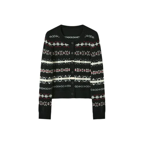 3COLOUR Вороний Геометрический Женские Трикотаж