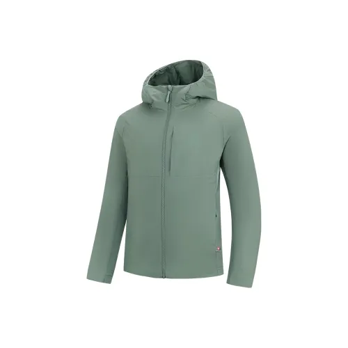 QIAODAN Хлопковый пуховик Мужской Базилик Зеленый