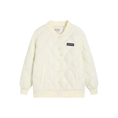 HEFENGJINYU Универсальный слоновый белый унисекс пуховик