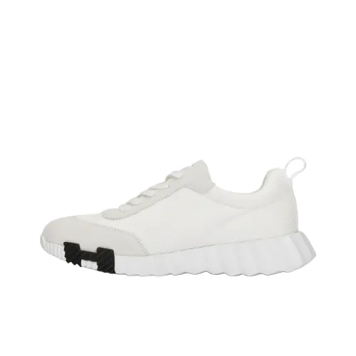 HERMES Bouncing Low Топ Повседневная обувь Женская Белая