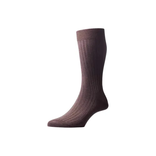PANTHERELLA 1 Pack Коричневые Мужские Носки до икры MID