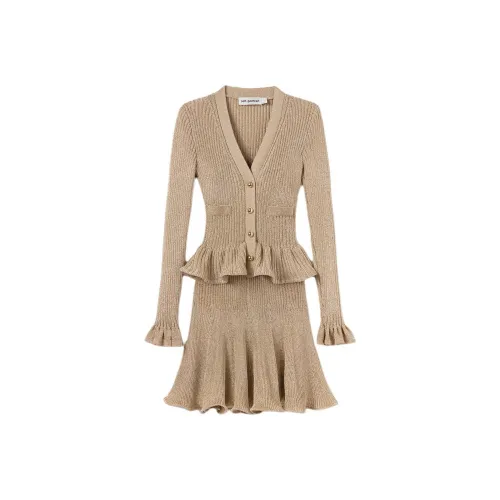 Self Портрет Длинное Платье с Длинными Рукавами Женское