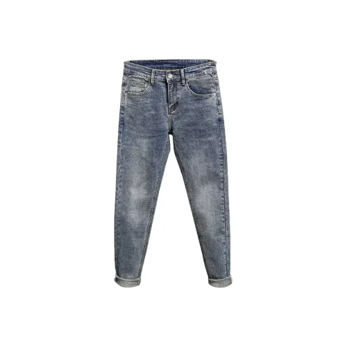 Chisportate Синий Унисекс Джинсы