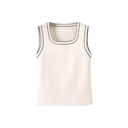 Late White Майка Трикотажная ткань Женская