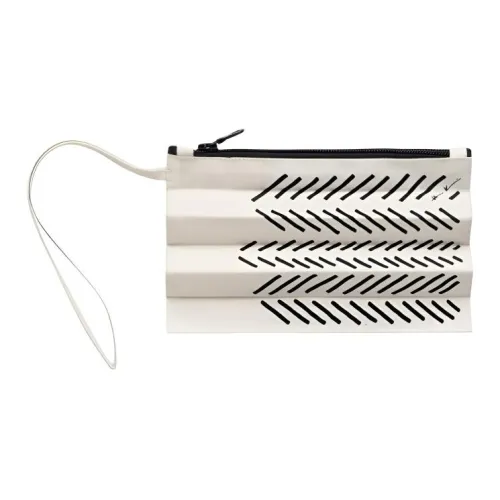 ISSEY MIYAKE Finnish Iittala Коллаборация Полиэстер Клатч Маленький Женские Белый