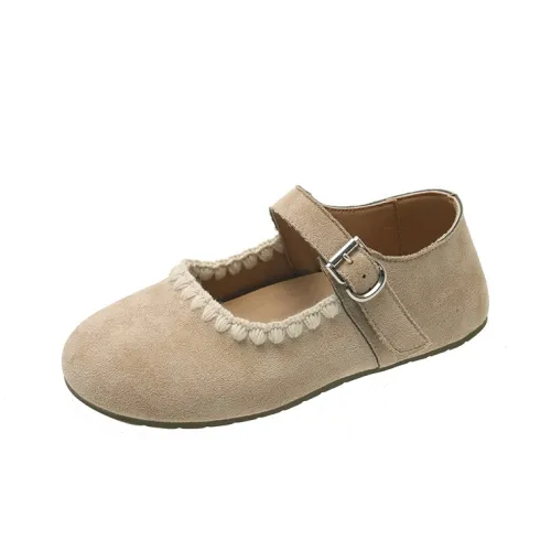 Wuji Круглый носок Низкий вырез Mary Jane Обувь без подкладки Женская