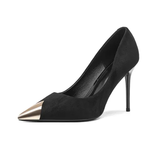 WECKER Узкий каблук Высокие каблуки Женские Черный