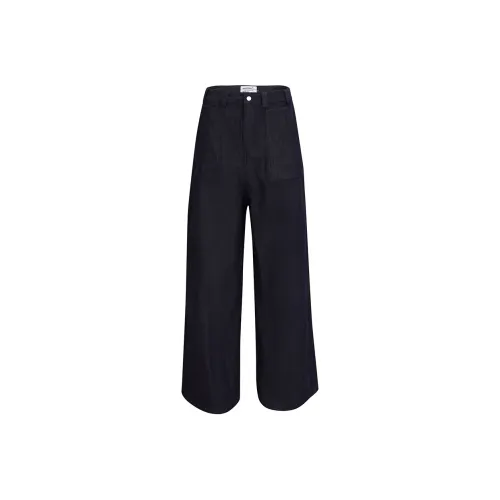 FROM THE STREET Темно-синий Унисекс Джинсы