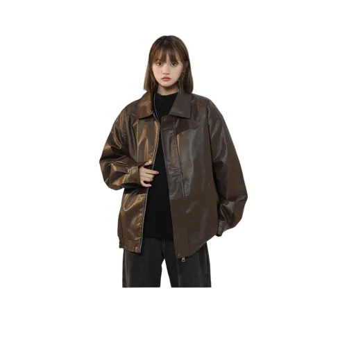 YICHEN Женские кожаные куртки