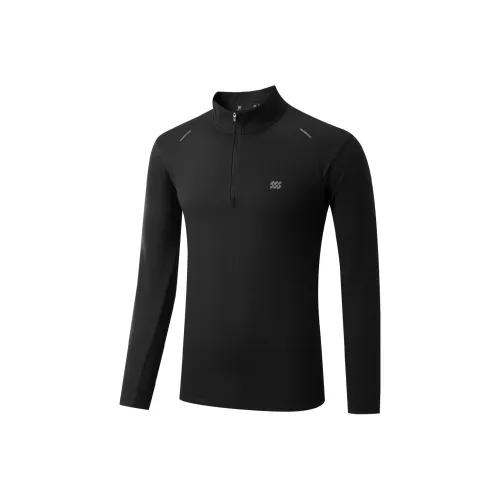 HLA Черный 67 Мужская T-рубашка