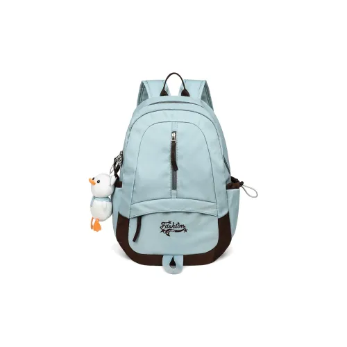 PT'SON Ткань Рюкзак Женские Синий