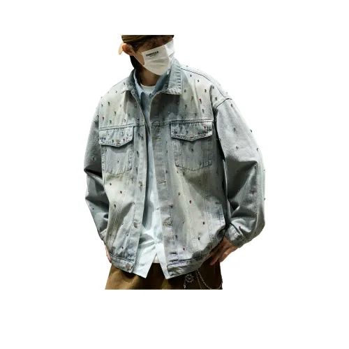 SZON Синий [В наличии] Мужские Джинсовые Куртки