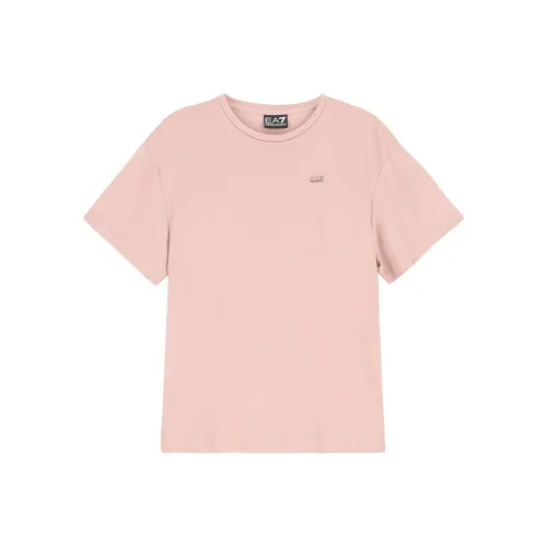 EMPORIO ARMANI Короткий рукав с оборванным плечом рубашки с короткими рукавами женские