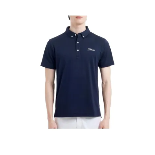 TITLEIST Мужская поло морской синий