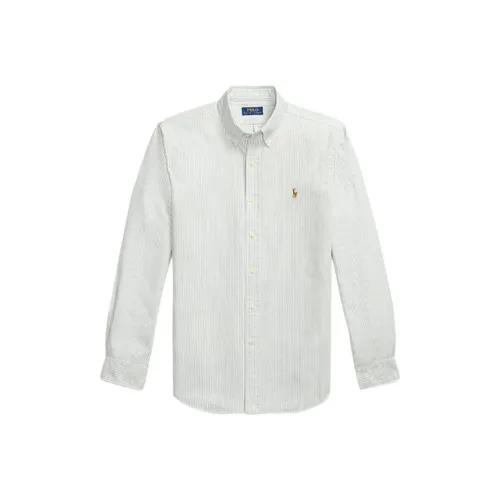 Polo Ralph Lauren Белые Мужские Рубашки