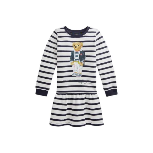 Polo Ralph Lauren Длинное платье с длинными рукавами черное детское