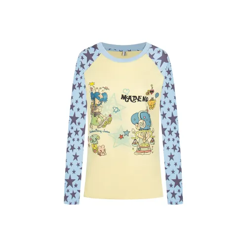 WAYHWEI Реглан-рукав Т-рубашка Женская