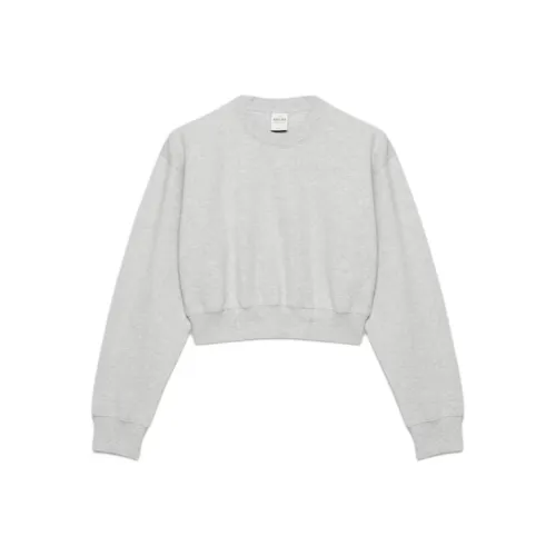 Aritzia FW25 Cozy Sweatfleece Perfect Crew Crop Рубашка Толстовка Женские