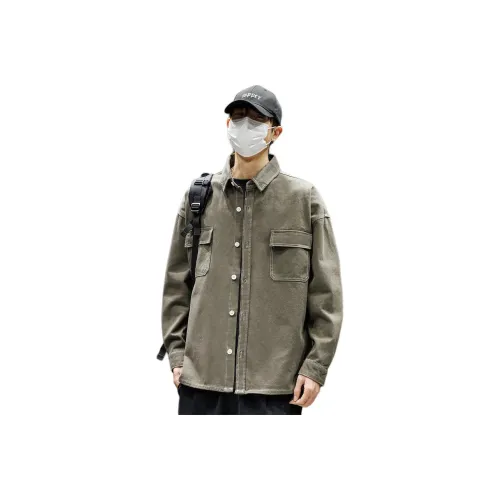 Tonlion Темно-серый унисекс джинсовые куртки