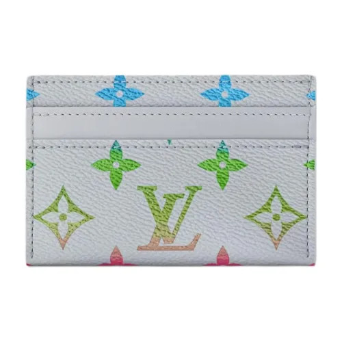 LOUIS VUITTON Монограмма Холст Держатель для карт Мужской Градиент Серый