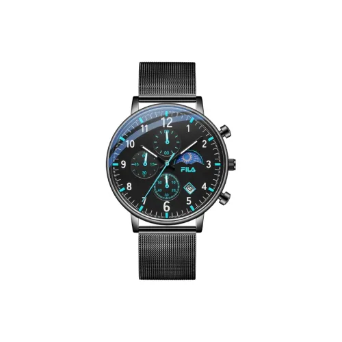 FILA Наручные часы Кварцевый механизм Стальной ремешок Многоцветный циферблат Часы Мужские часы