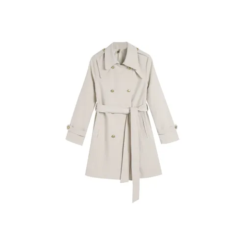 HEFENGJINYU Женская куртка MID длины весенний и осенний премиум-класса стиль Feel британский стиль размер Petite унисекс