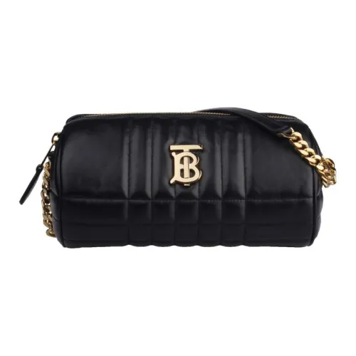 Burberry Кожа Плечевая Сумка Женская Черная