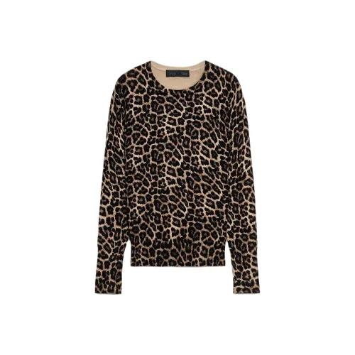 ZARA Черный Коричневый Женский Трикотаж