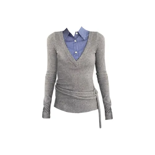 HELEH Серый Женские T-рубашки